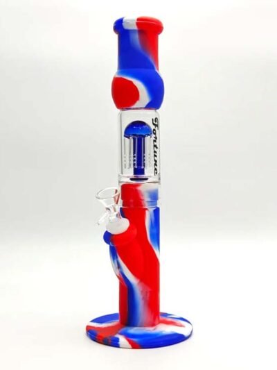 12.5" Silicone Tree Perc Waterpipe