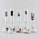 12" Anime-Themed Beaker Bongs – 4mm Thick Glass
