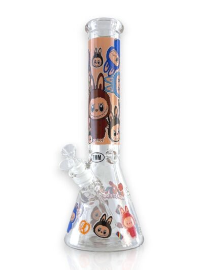14" 7MM “Cute Monster Crew” Heavy-Duty Beaker Water Pipe