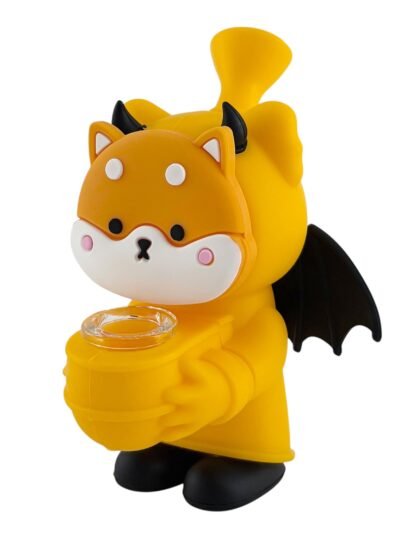 6" Shiba Inu Silicone Water Pipe