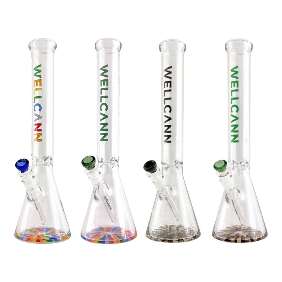 Wellcann | HeavyShield 17" Premium Beaker Bong – 7mm Thick Glass Reinforced Base