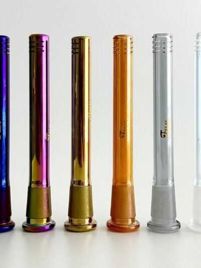 Electroplate 5-1/2" Downstem With Gold Logo