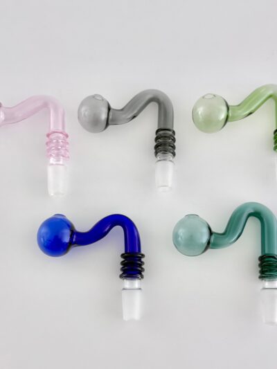 Glass Oil Burner Attachment – 5 Assorted Colors