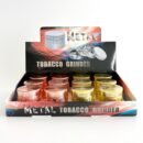 Leaf Engraving Design Grinder 40*39mm 4 Parts