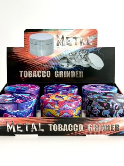 Psychedelic Mushroom Grinder 63*44mm 4 Parts