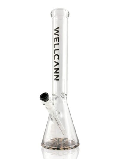 Wellcann | HeavyShield 17" Premium Beaker Bong – 7mm Thick Glass Reinforced Base