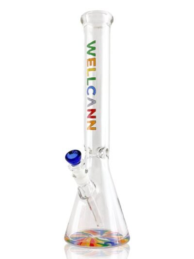 Wellcann | HeavyShield 17" Premium Beaker Bong – 7mm Thick Glass Reinforced Base