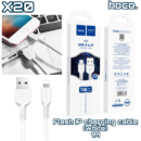 X20 Flash USB-A to Lightning Cable 1M White – Fast Charging & Durable Design – HOCO