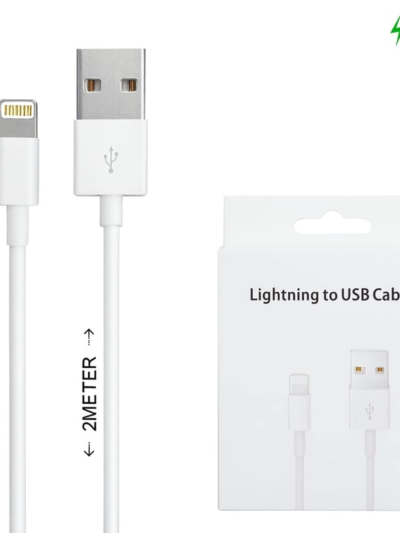20W USB to Lightning Cable – 2m (Retail Packaging)