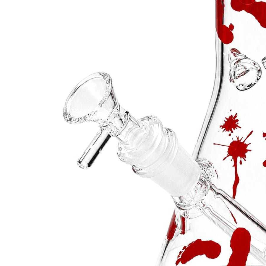 10" Blood Splatter Beaker Bong - Image 3