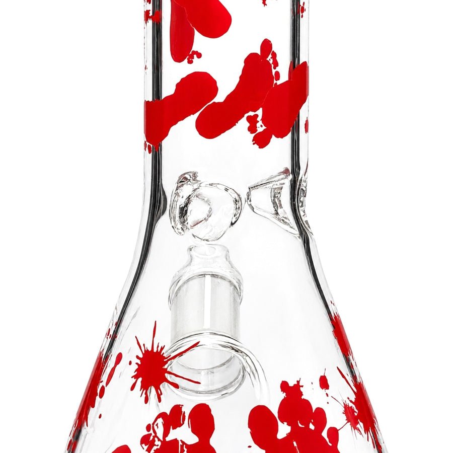 10" Blood Splatter Beaker Bong - Image 5