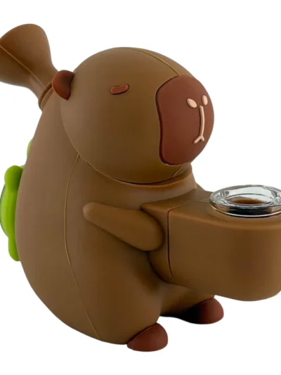 6" Capybara Silicone Water Pipe