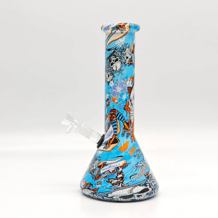 10" 5mm Hydrographic Cartoon Beaker-Assorted Design - Image 3