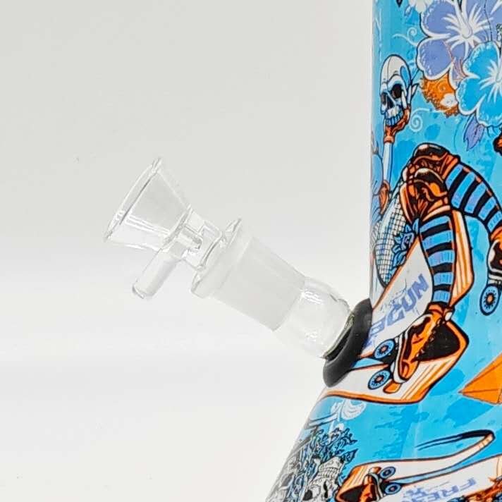 10" 5mm Hydrographic Cartoon Beaker-Assorted Design - Image 4