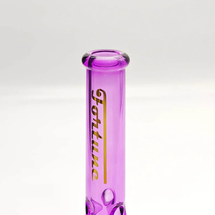 Fortune | 10" 4mm Assorted Colour Beaker Bong - Image 2