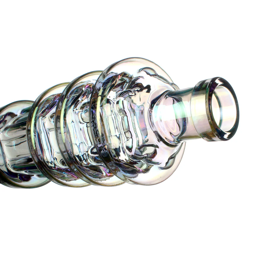 Fortune | 24" Electroplated Gatling Gun Glass Bong with Hardwood Stand - Image 6