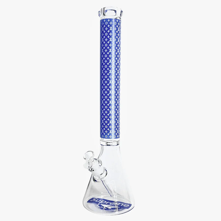 New Design 20" Stylish Designed 9mm Glow in the dark Glass Bong - Image 7