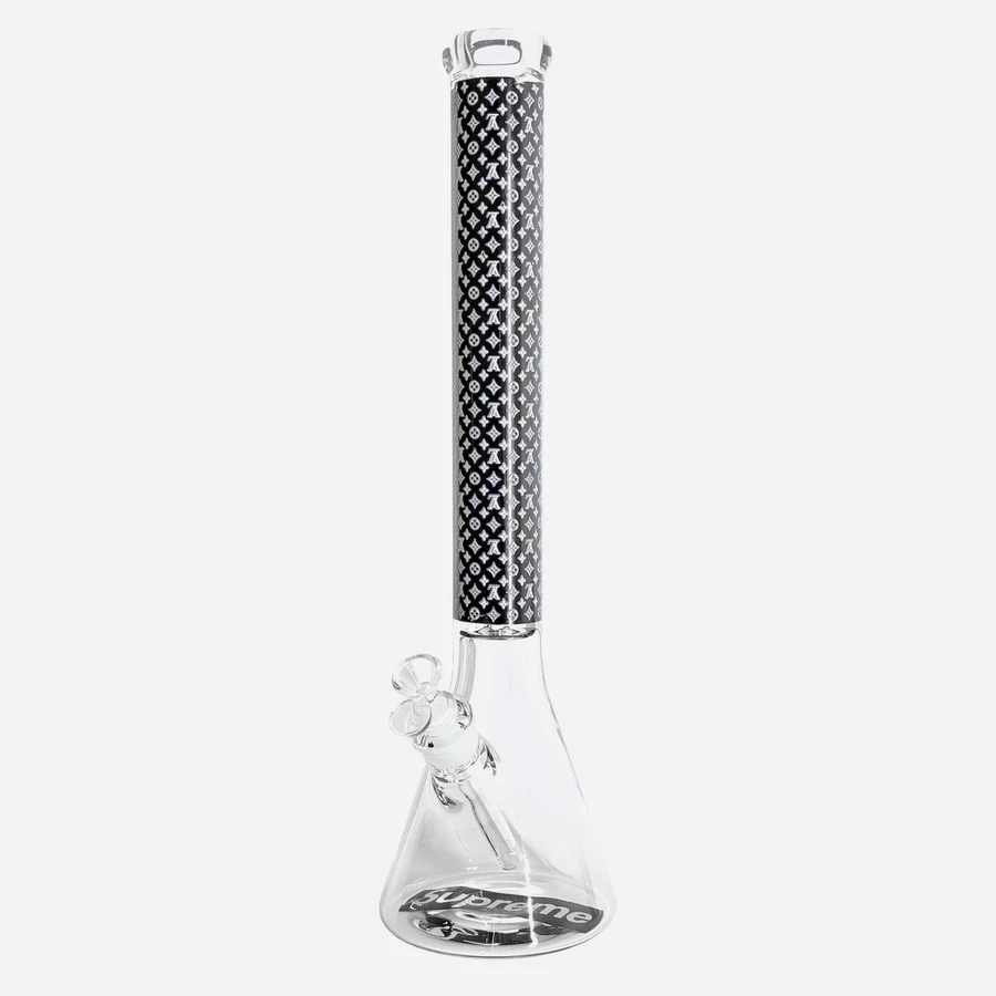 New Design 20" Stylish Designed 9mm Glow in the dark Glass Bong - Image 6