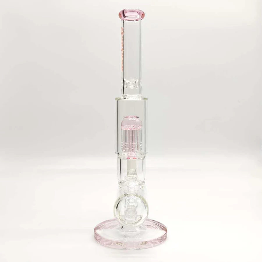 Fortune | 14" Double Inline Stemless to Grid Percolator Bong - Image 8