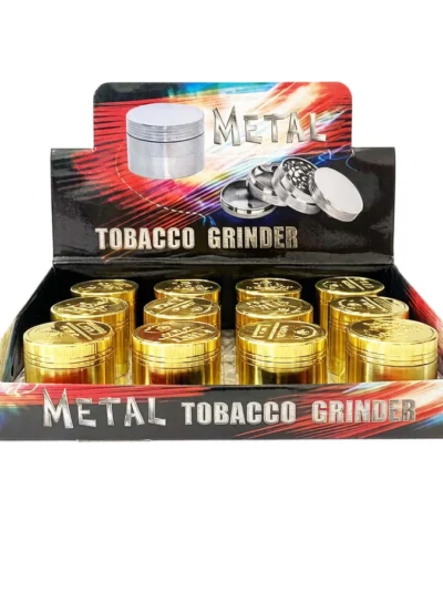 Golden Crown™ 4-Piece 40mm*38 mm Zinc Grinder