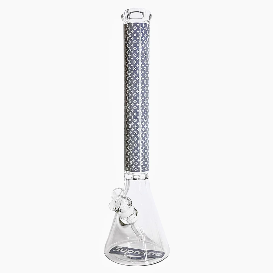 New Design 20" Stylish Designed 9mm Glow in the dark Glass Bong - Image 3