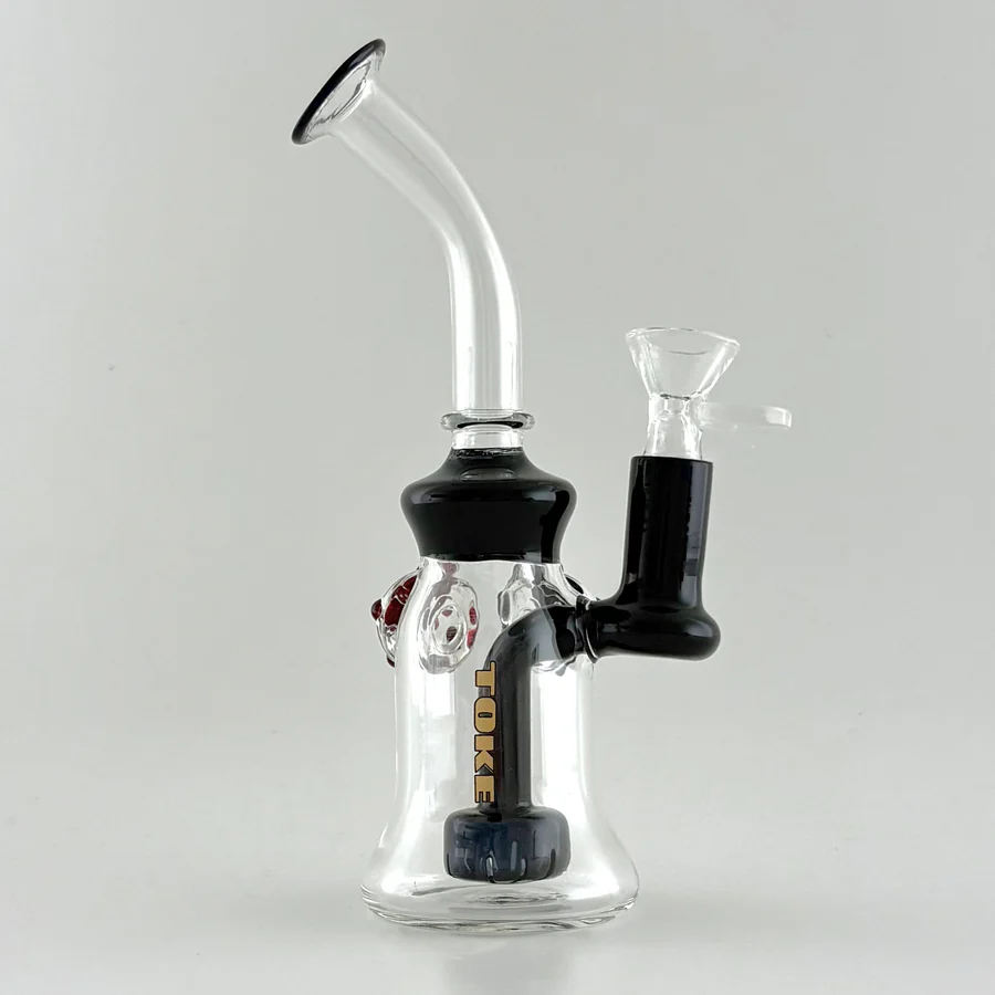 8" Mushroom Pendent Glass Bong - Image 4