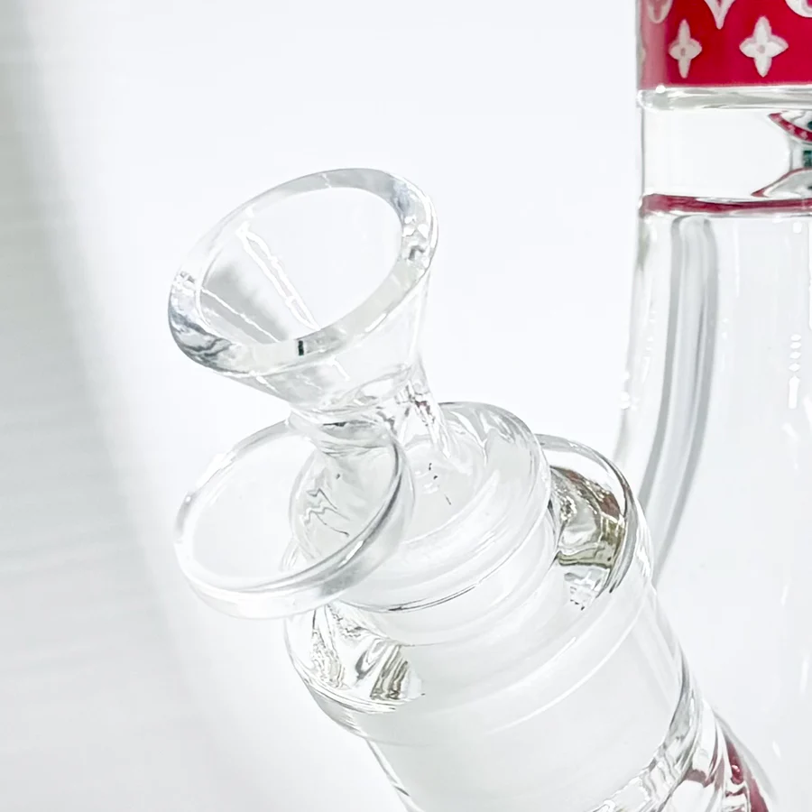 New Design 20" Stylish Designed 9mm Glow in the dark Glass Bong - Image 5