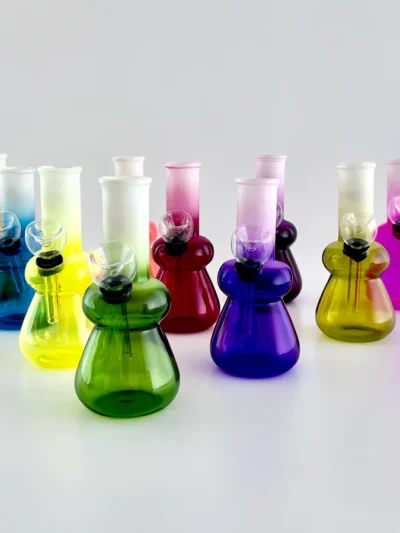 5" Mini Colour Water Pipe - 10 Assorted Colours