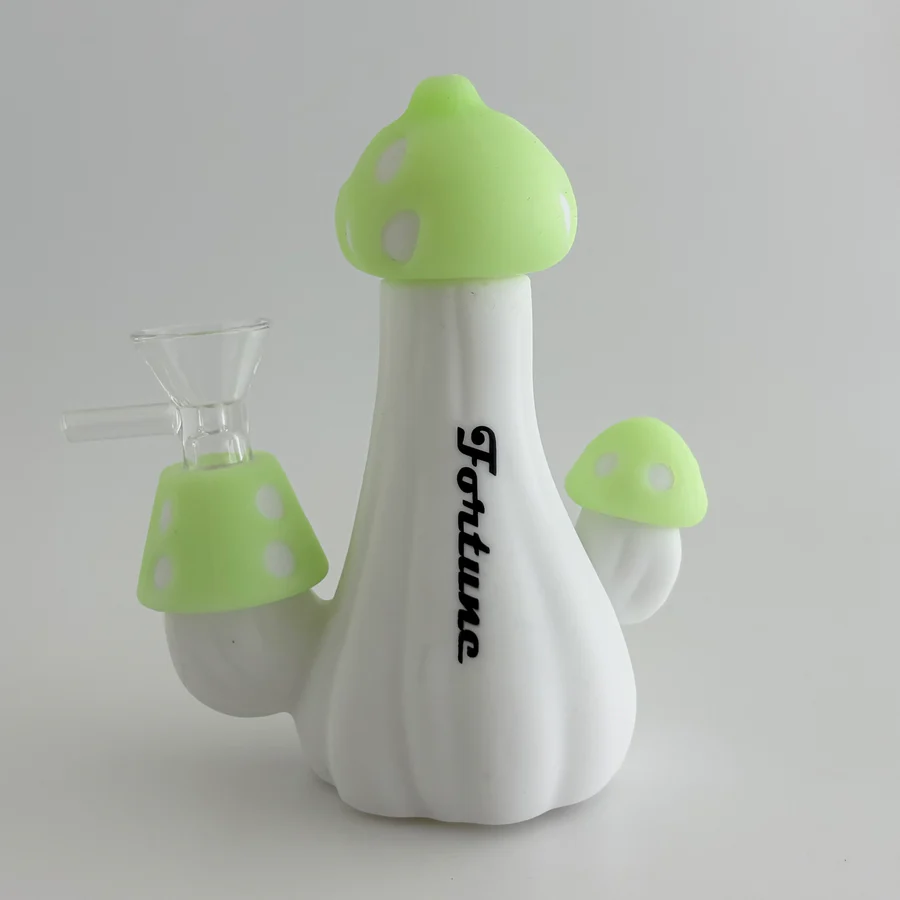 5" Mushroom Design Silicone Bong - Image 3