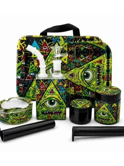 Juicy Box Smoking Set- Neon Triangle Terror