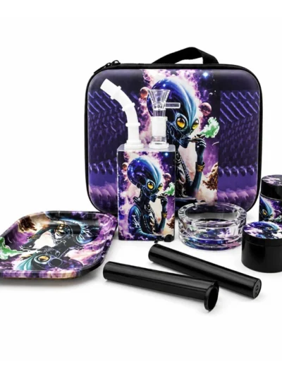 Cosmic Pulse 7.5” Juicy Box Bong Travel Kit