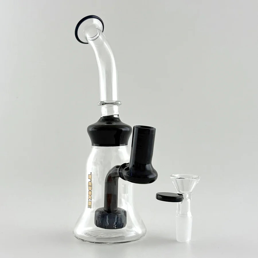 8” Glass Dab Rig - Circ Perc - Image 5