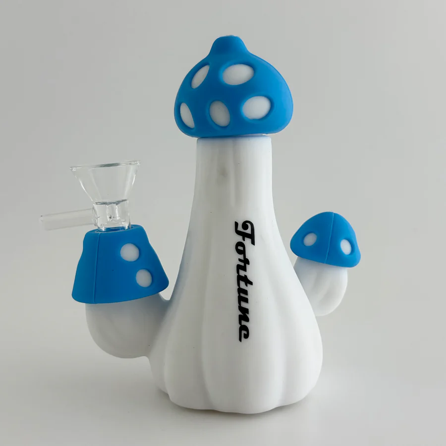 5" Mushroom Design Silicone Bong - Image 2