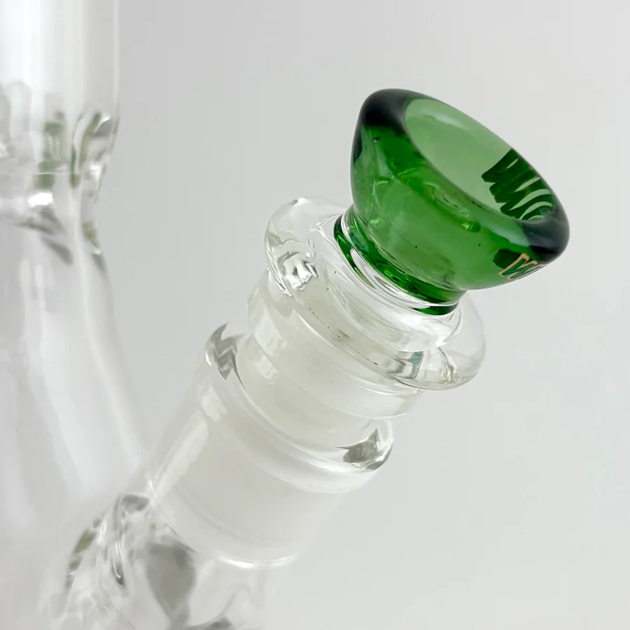 Wellcann 17" Thickened Base Chrome Beaker Glass Bong - Image 9