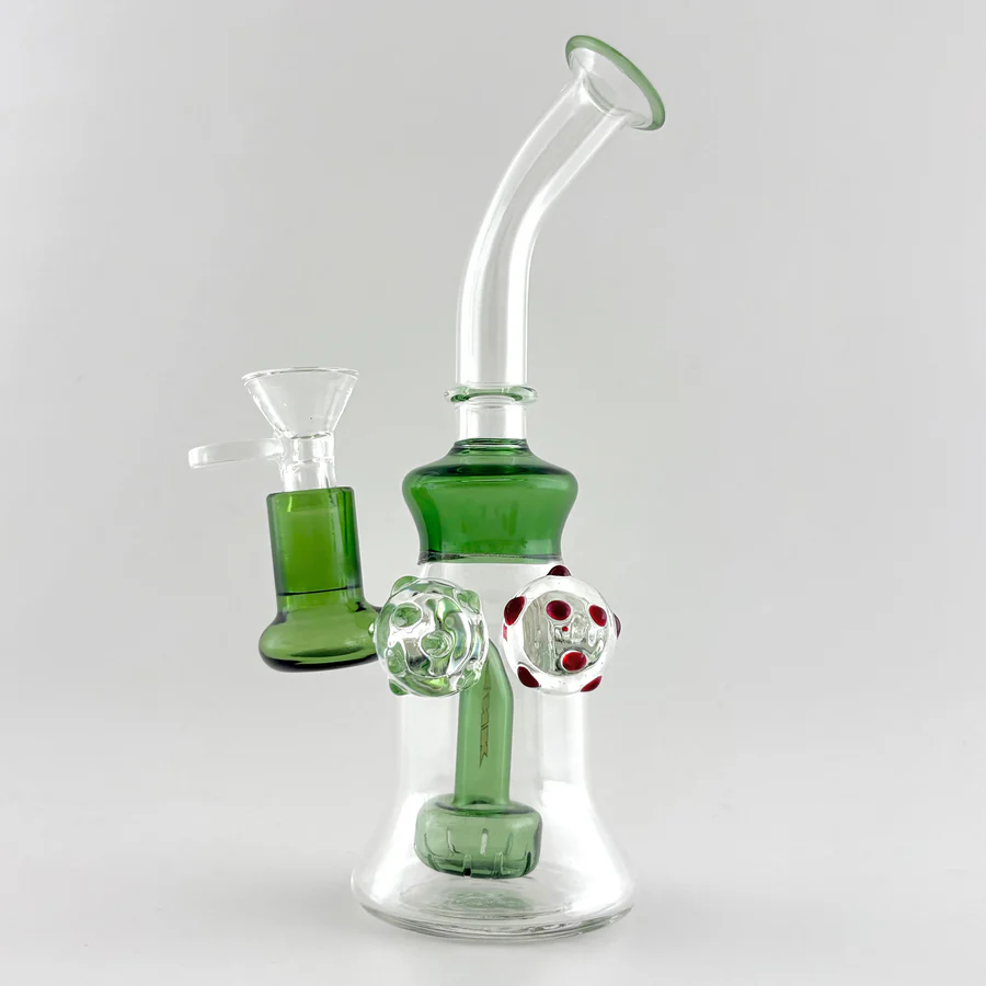 8" Mushroom Pendent Glass Bong - Image 7
