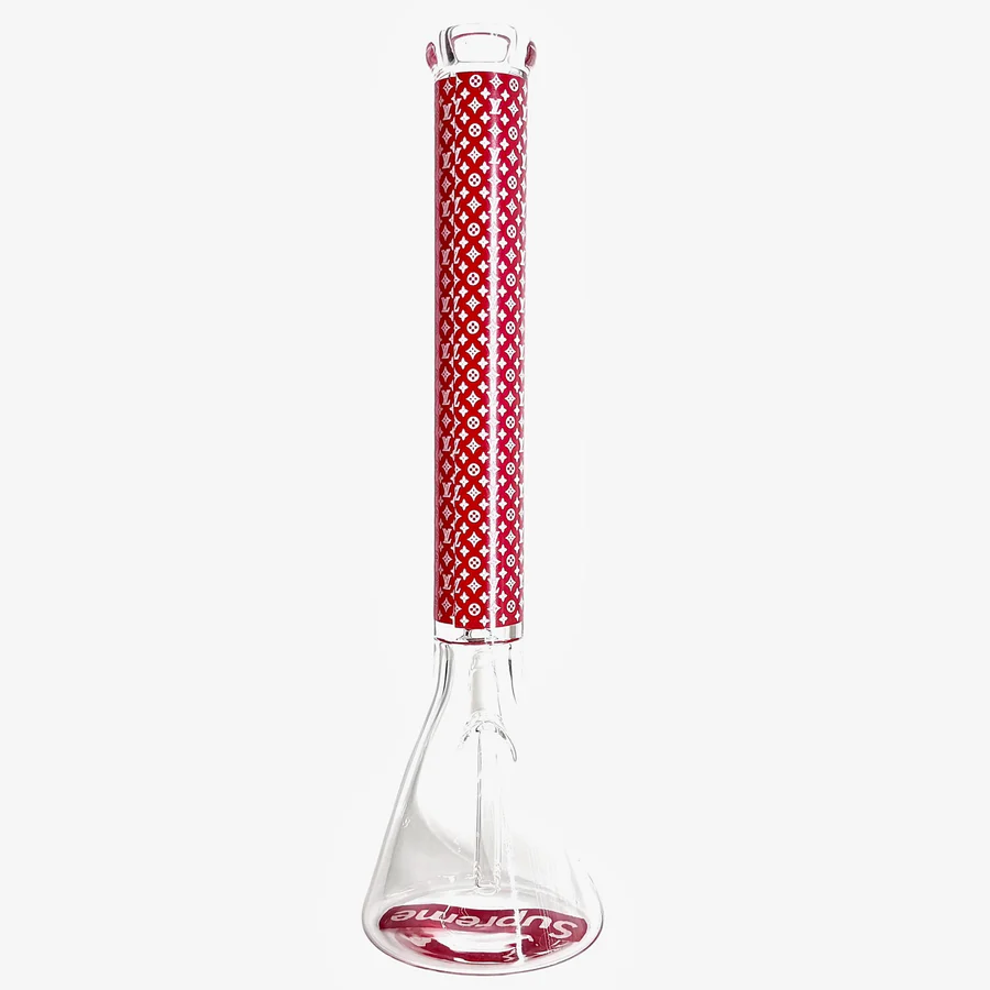 New Design 20" Stylish Designed 9mm Glow in the dark Glass Bong - Image 9