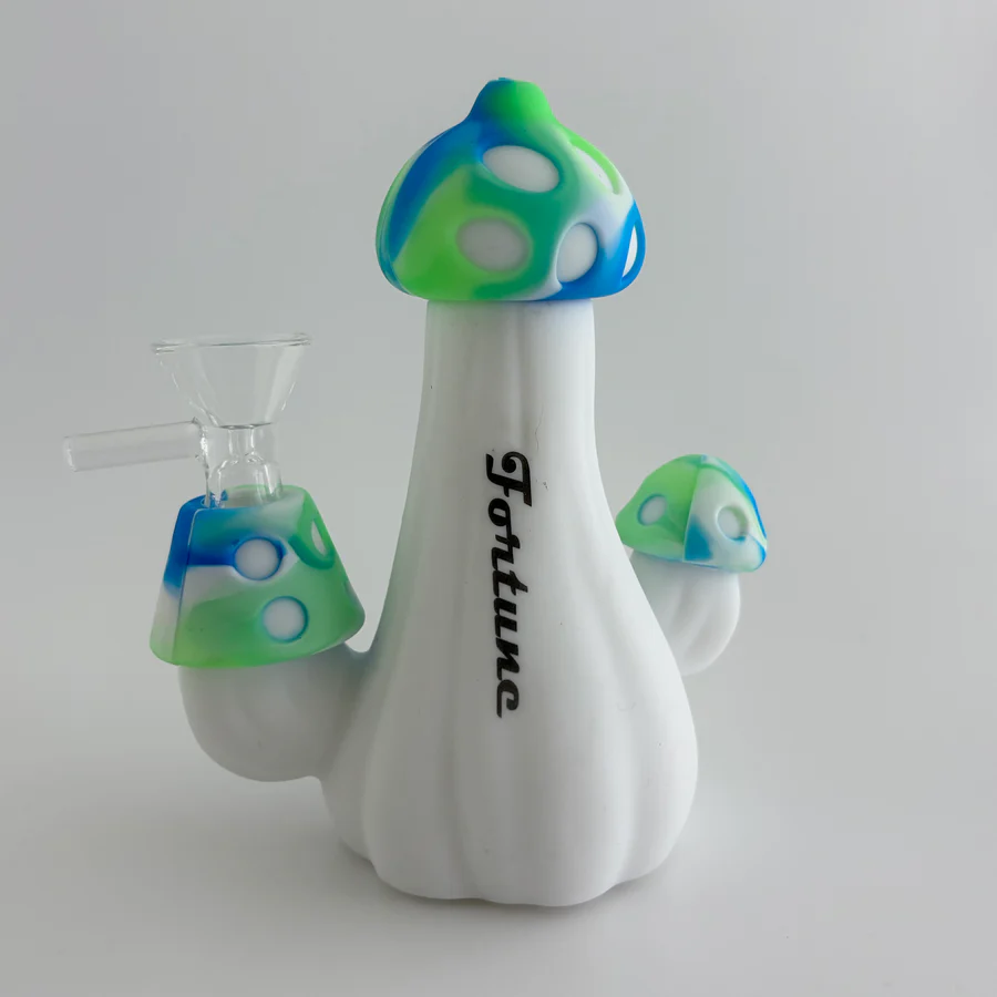 5" Mushroom Design Silicone Bong - Image 4