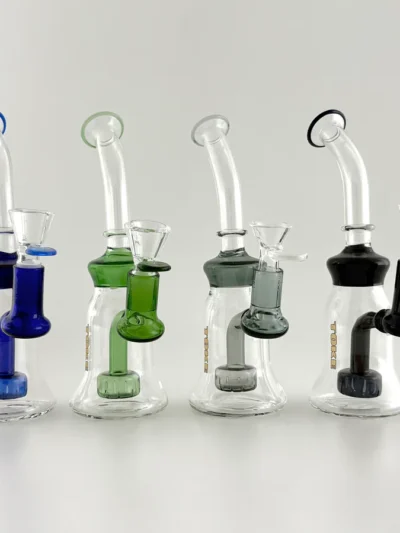 8” Glass Dab Rig - Circ Perc
