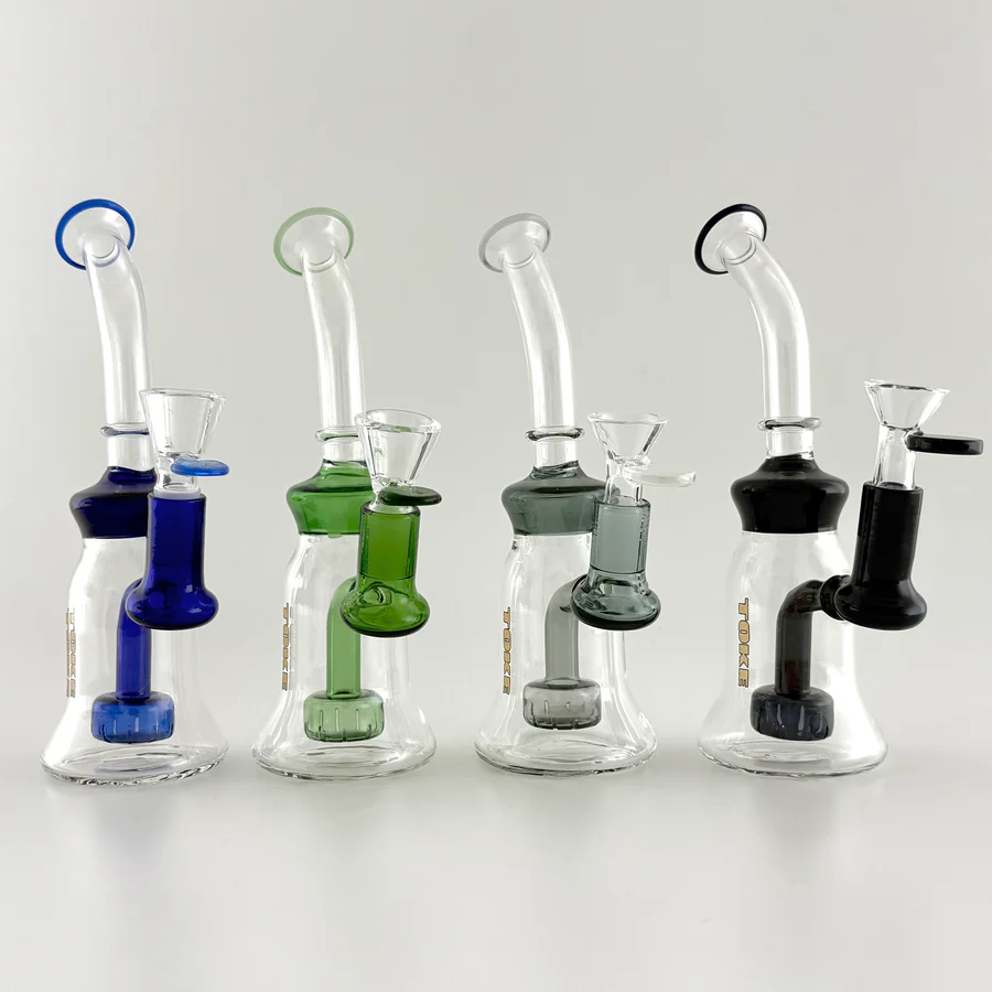 8” Glass Dab Rig - Circ Perc