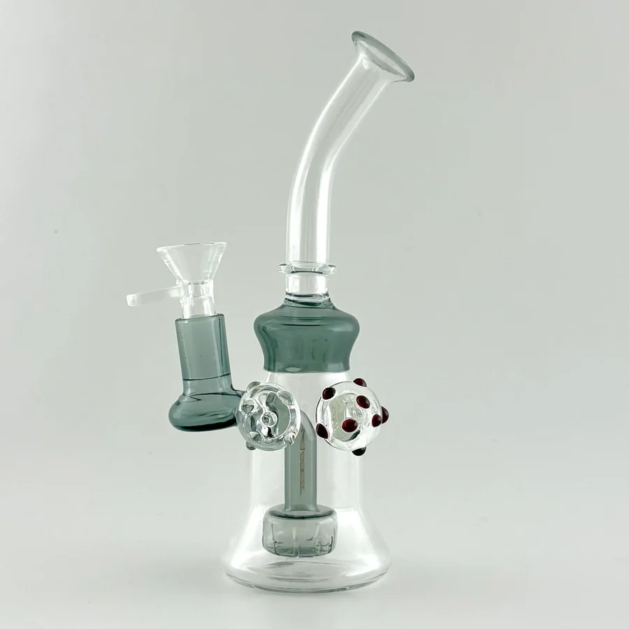 8" Mushroom Pendent Glass Bong - Image 10
